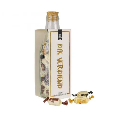 100%LEUK Geschenk Fles Dik Verdiend